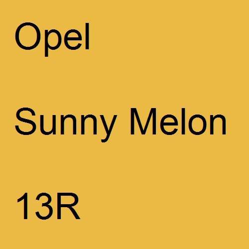 Opel, Sunny Melon, 13R.